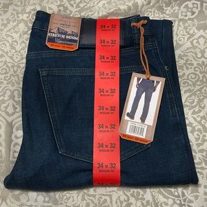 34x32 Weatherproof Brand fleece lined blue jeans